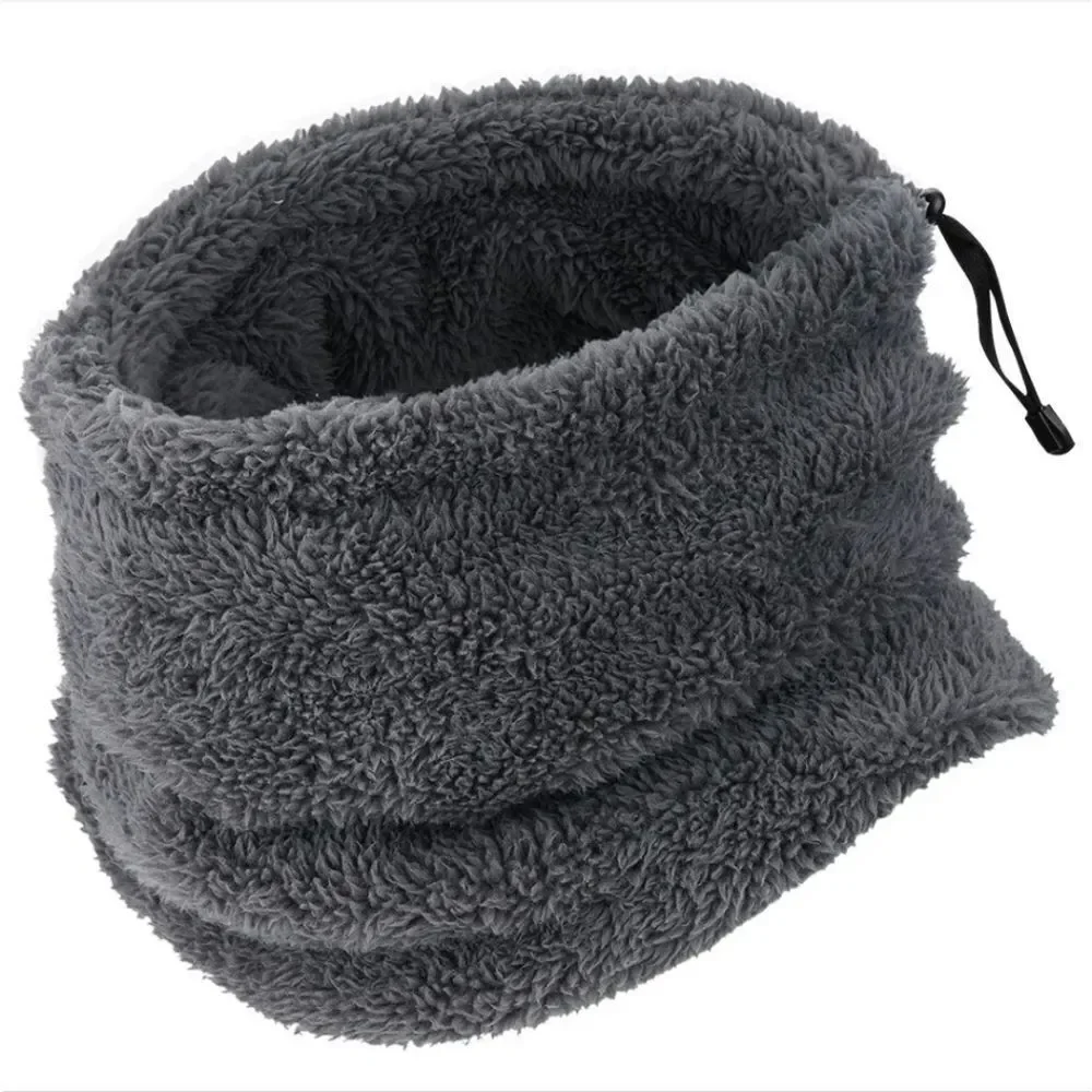 Winter Fleece Neck Warmer Gaiter Half Face Mask Men Women Windproof Ski Bandana